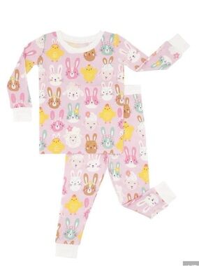 Little Sleepies Pastel Parade Pajama Set